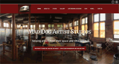 Desktop Screenshot of maddogartiststudios.com